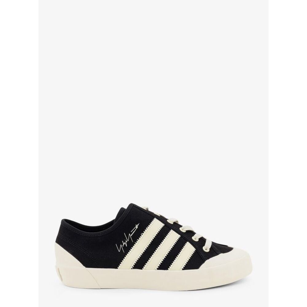 Adidas Y-3 Unisex Canvas Sneakers With Iconic Side Stripes